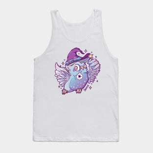 Hoodini magic owl pun Tank Top